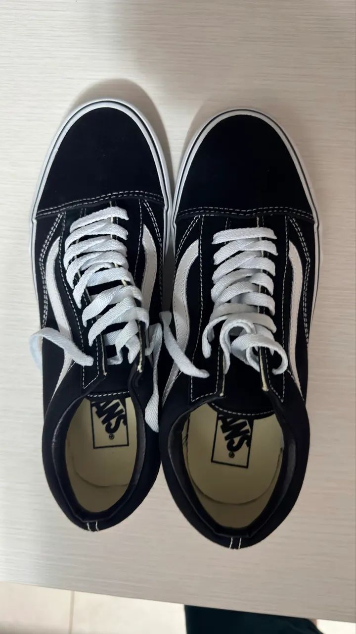Vans Old Skool 39 - Preto e Branco NOVO - Foto 3