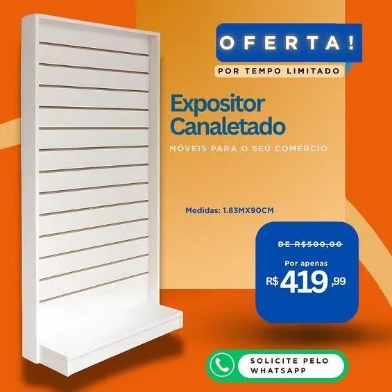 Expositor em mdf entrega grátis 