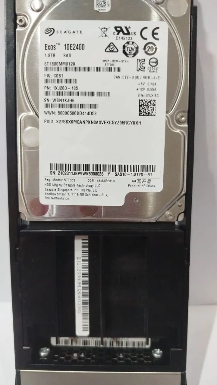 HD SEAGATE EXOS 1.8TB SAS 10K