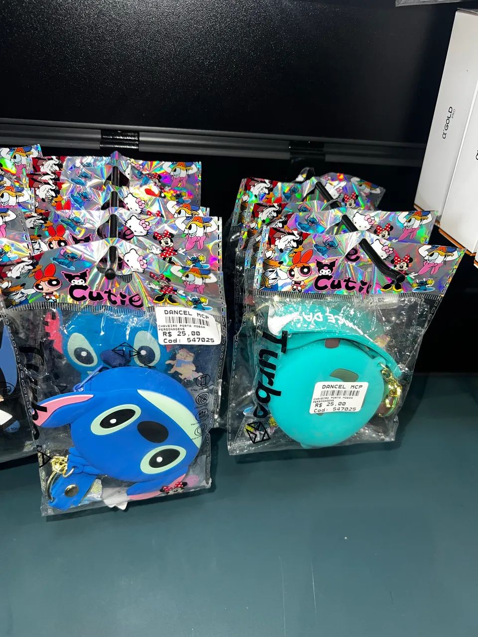 Chaveiro porta moedas personagens - Foto 2