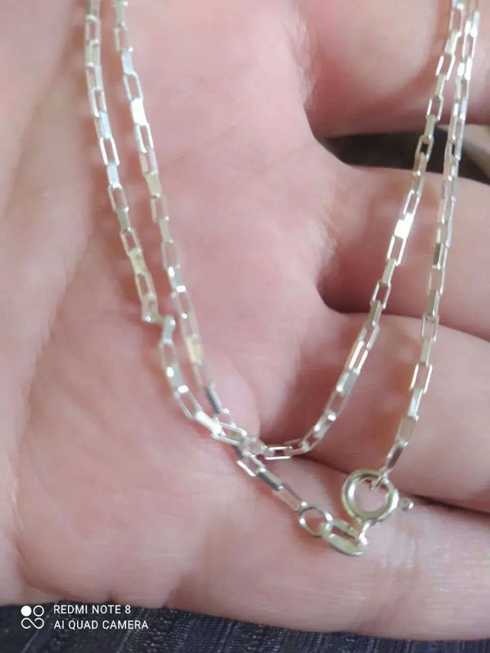 Cordão prata 925 com pulseira - Foto 2