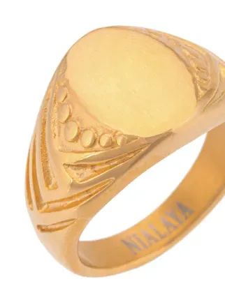 Anel Nialaya Jewelry decorative engraved signet ring ORIGINAL - Foto 4