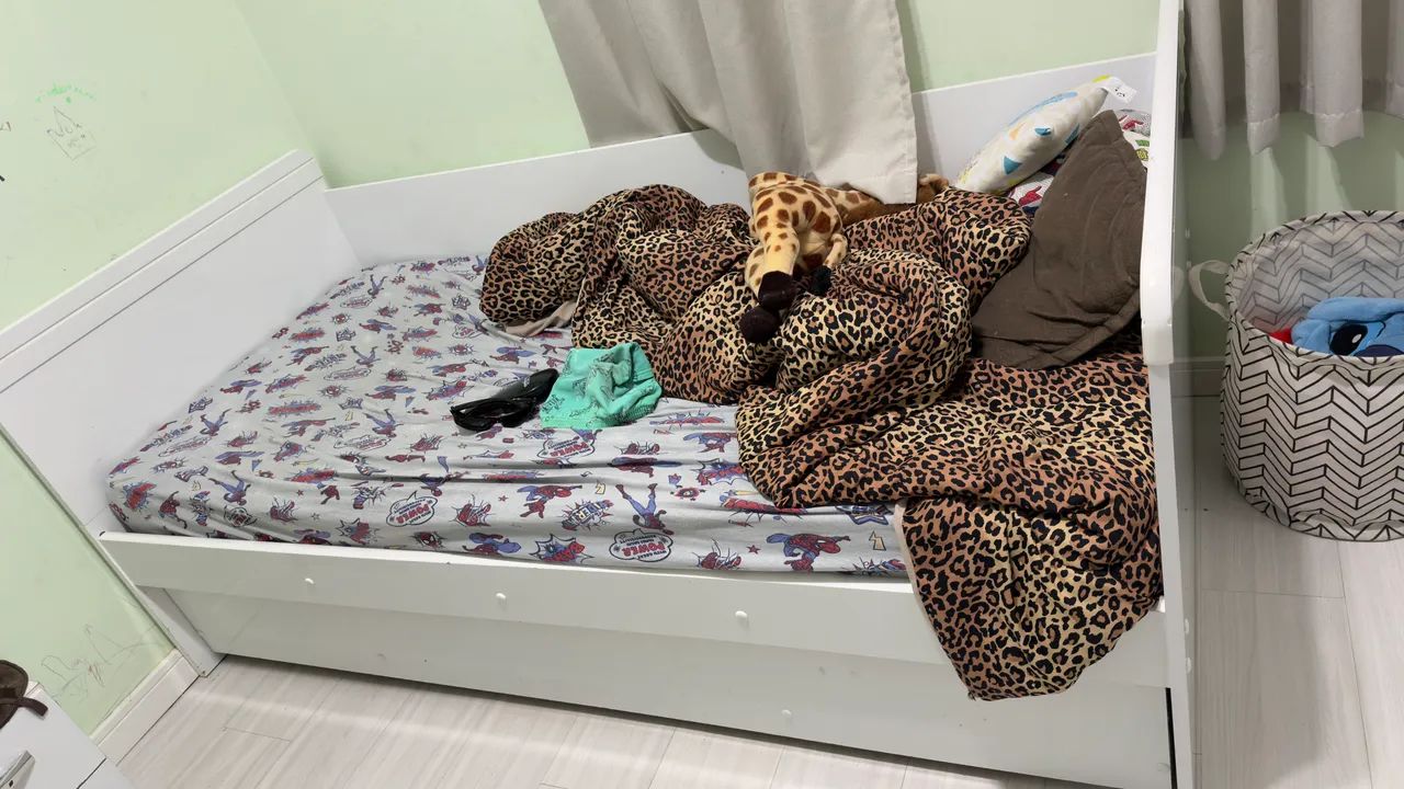 BI CAMA INFANTIL SEMI NOVA C/ 2 COLCHÕES - Foto 5