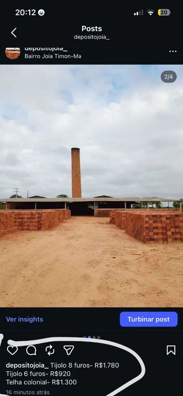 TIJOLO R$ 700 