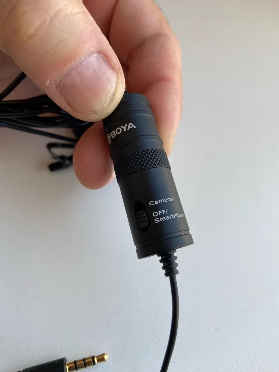 Microfone de Lapela Boya P SmartPhone e Câmera Profissional  - Foto 2