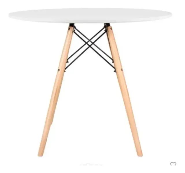 MESA EAMES EIFFEL REDONDA 90 CM - BRANCO PETROMIX 80948 - Foto 3