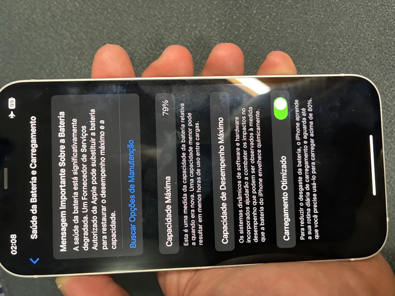 Iphone branco 128gb - Foto 4