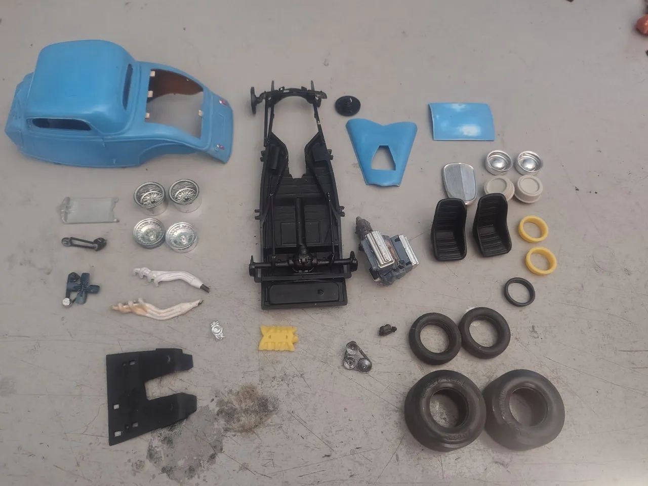 kit p montar Ford 34 3 janelas revell 1/25