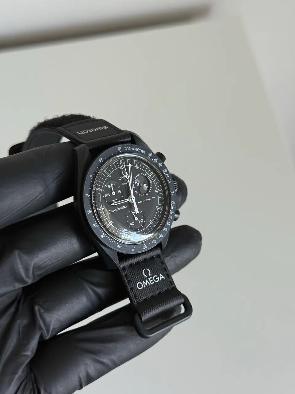Omega Moonswatch Snoopy Preto - Foto 5