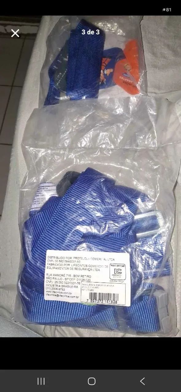 Vendo cinto de segurança 