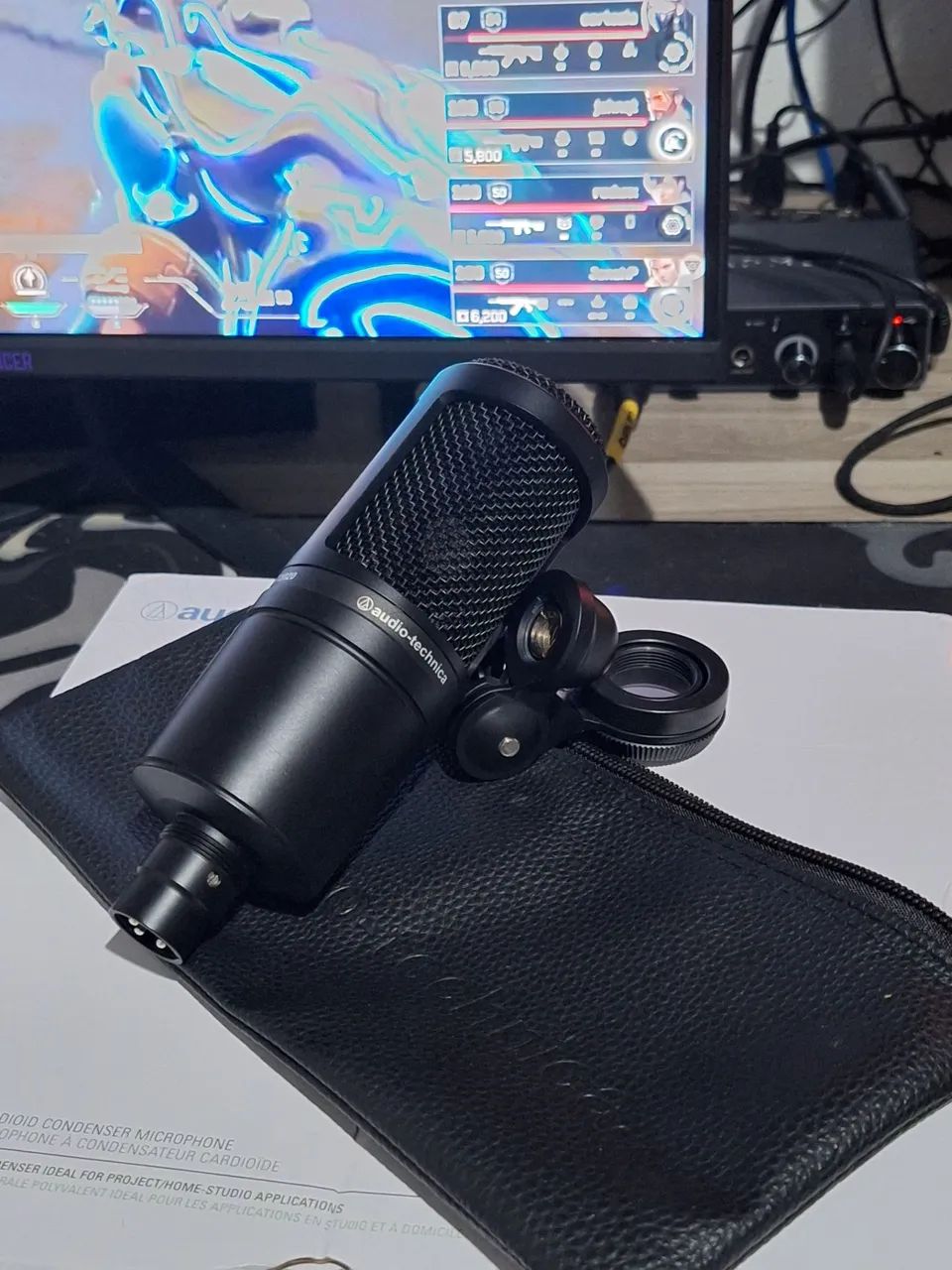 Audio-Technica AT2020 novo - Microfones e Gravadores - Carapina