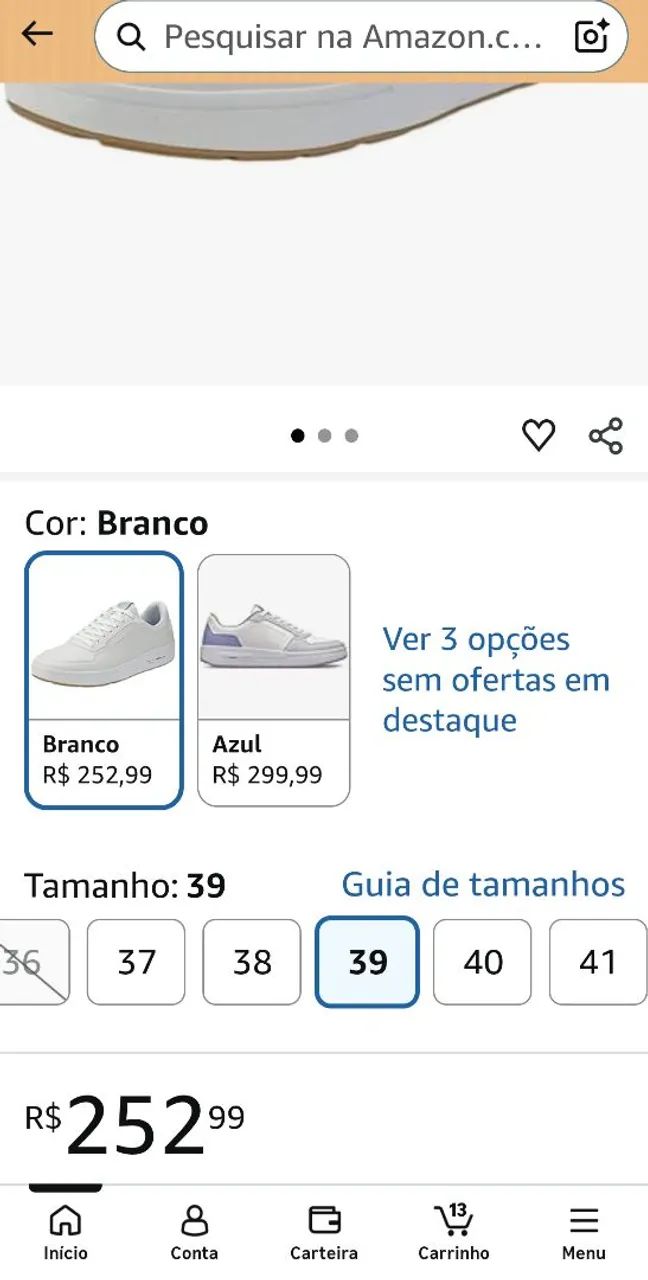 Tênis Olimpikus Versa Branco 39  - Foto 5