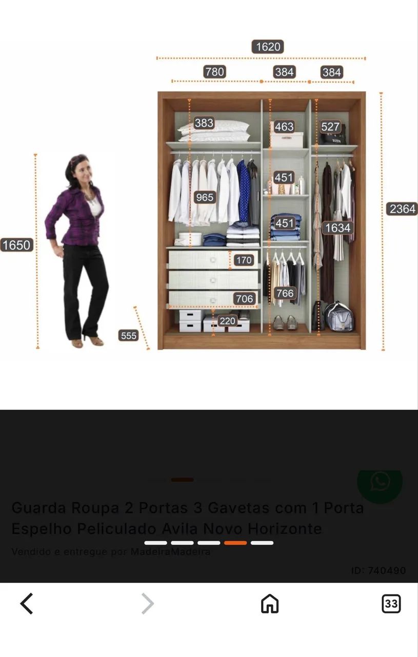 Guarda roupa  - Foto 3