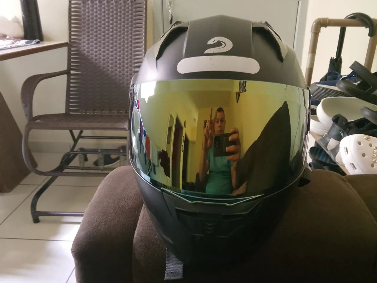 Vendo capacete Race tech - Foto 5