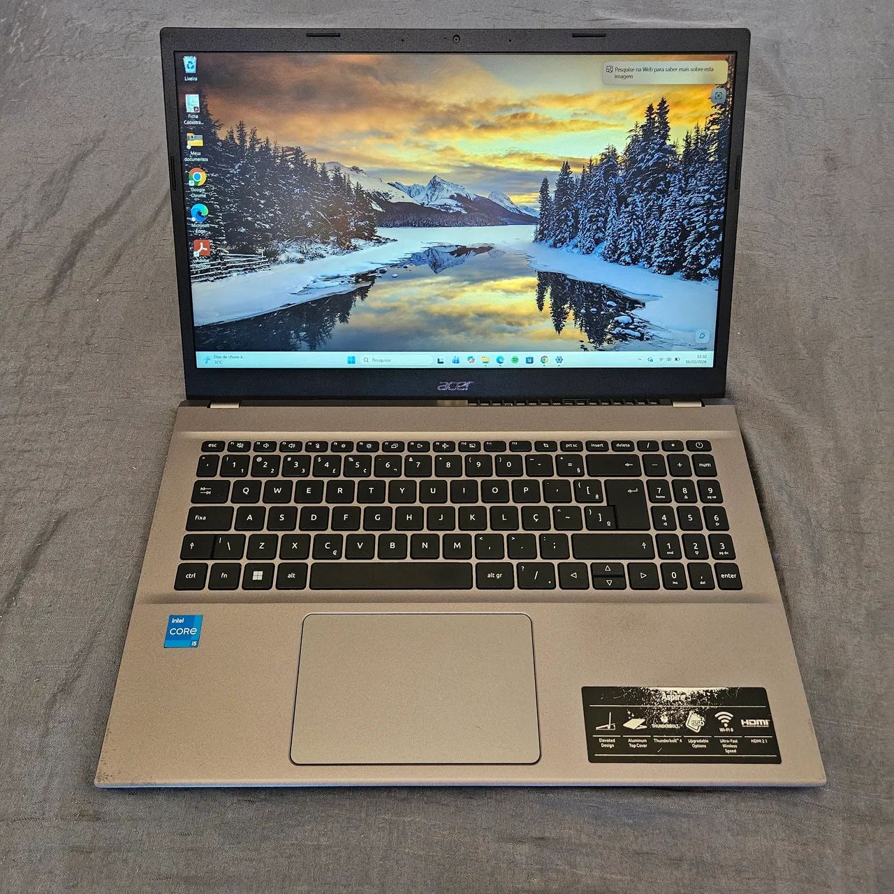 Notebook i5 15 polegadas muito novo!