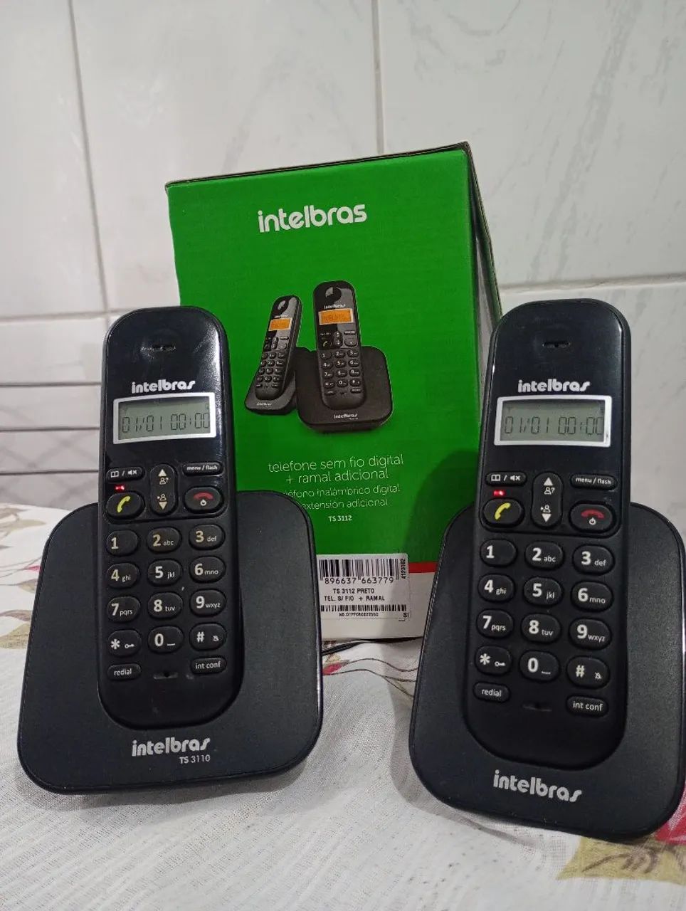 Telefone sem fio Intelbras + ramal adicional  - Foto 4