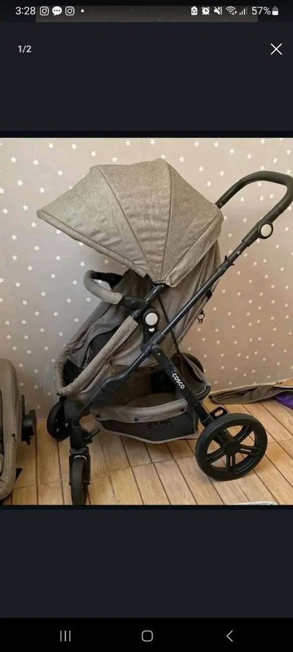 Kit carrinho e bebê conforto 800$ 
