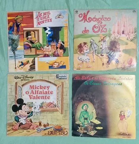 Lote de Discos Infantis - Historinhas 