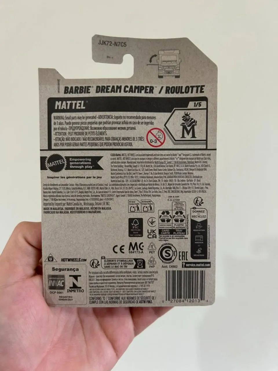 Hot Wheels Barbie Dream Camper / Roulotte | 1:64 - Roxa - Foto 3