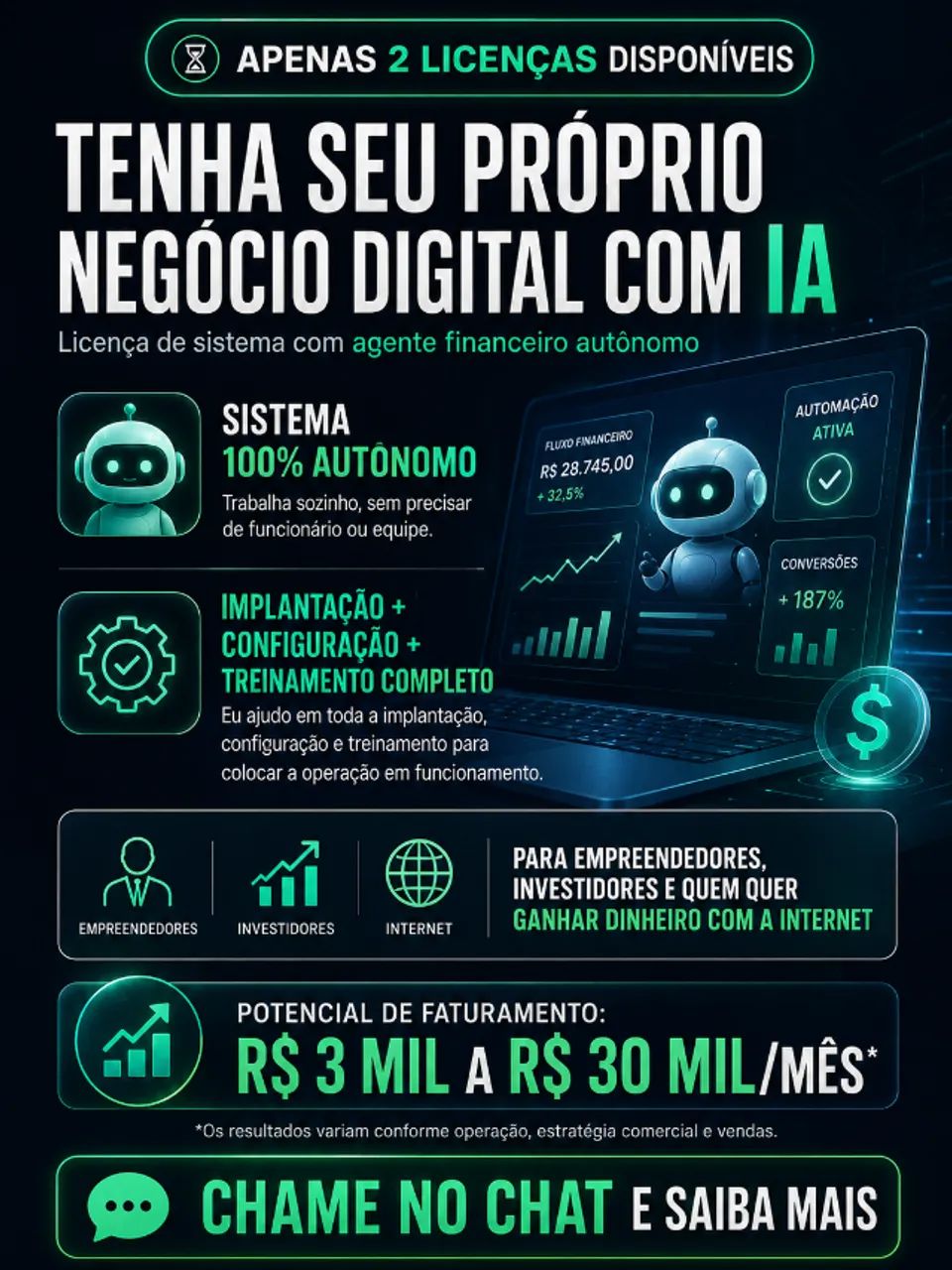 TENHA SEU PRÓPRIO NEGÓCIO COM IA - Foto 2