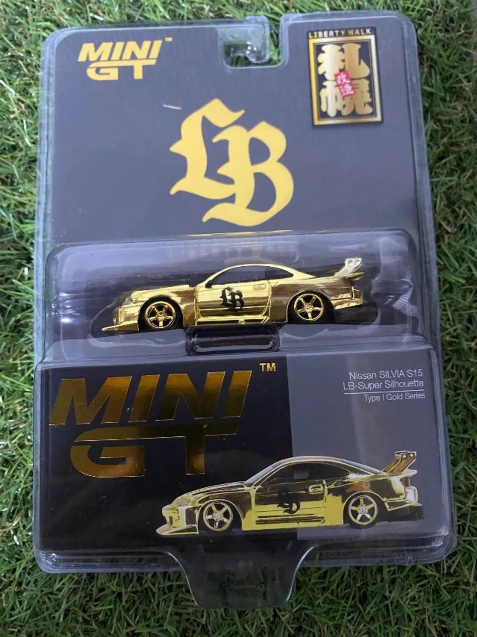 MINI GT Nissan Silvia S15 ゴールド lbwk 札幌 libertywalk_sapporo grand opening! MINI GT Libertywalk gold S15