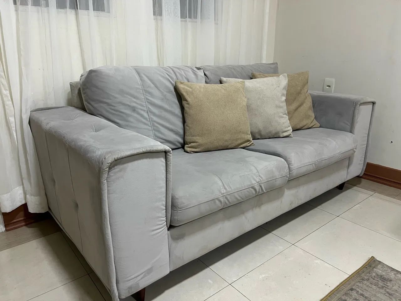 Sofá 4 e 3 lugares - Foto 4