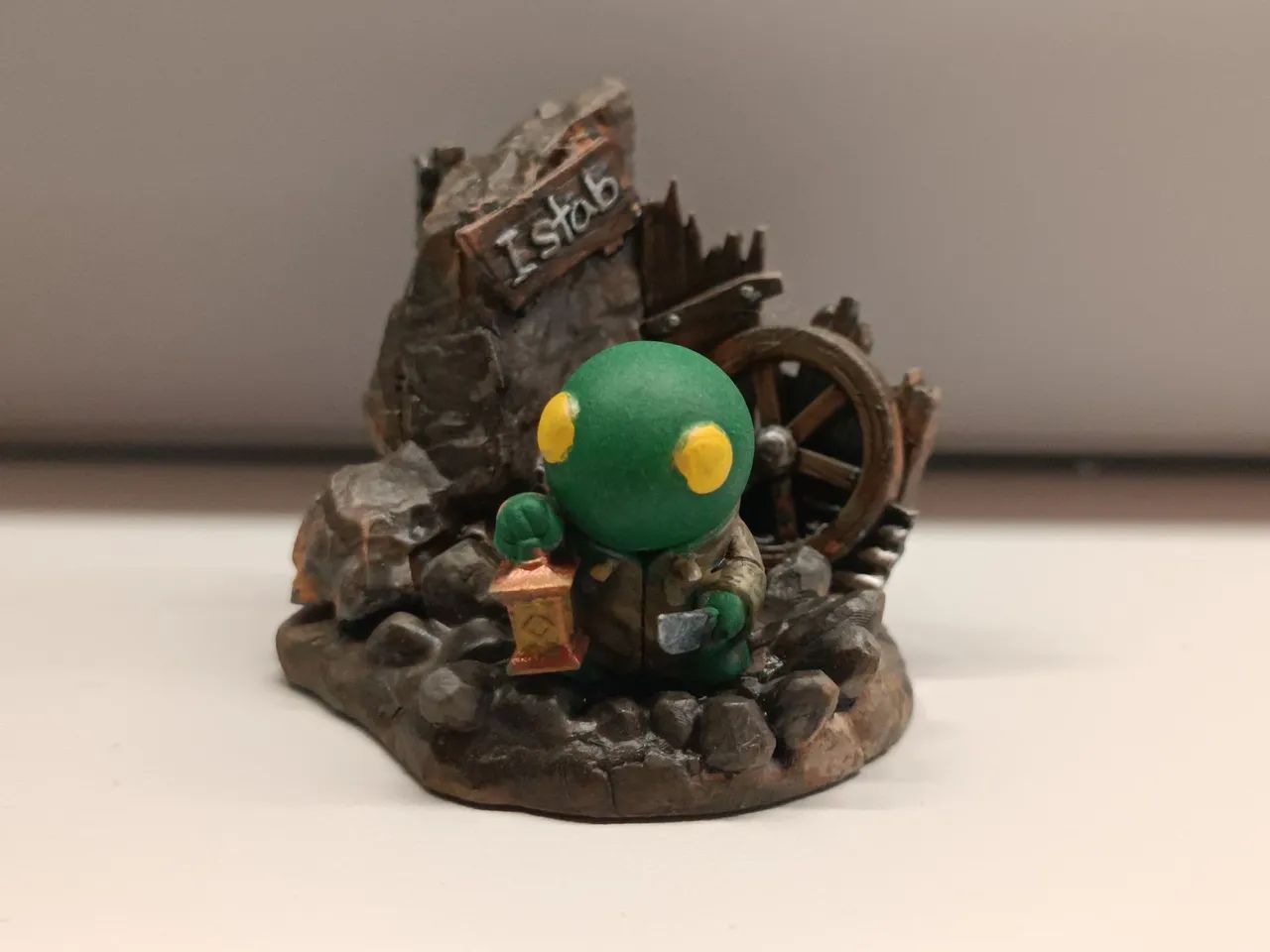 Final fantasy - figure - Mini diorama Tonberry Impressão 3D - Foto 2