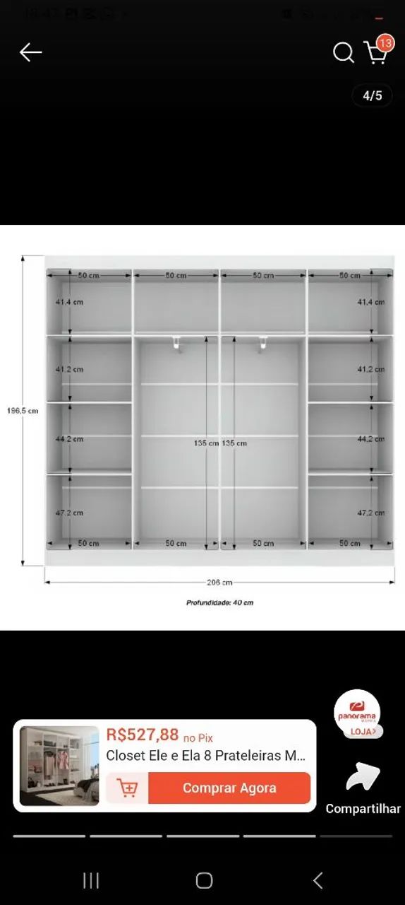 Closet para seu quarto , fazemos sob medidas  - Foto 2