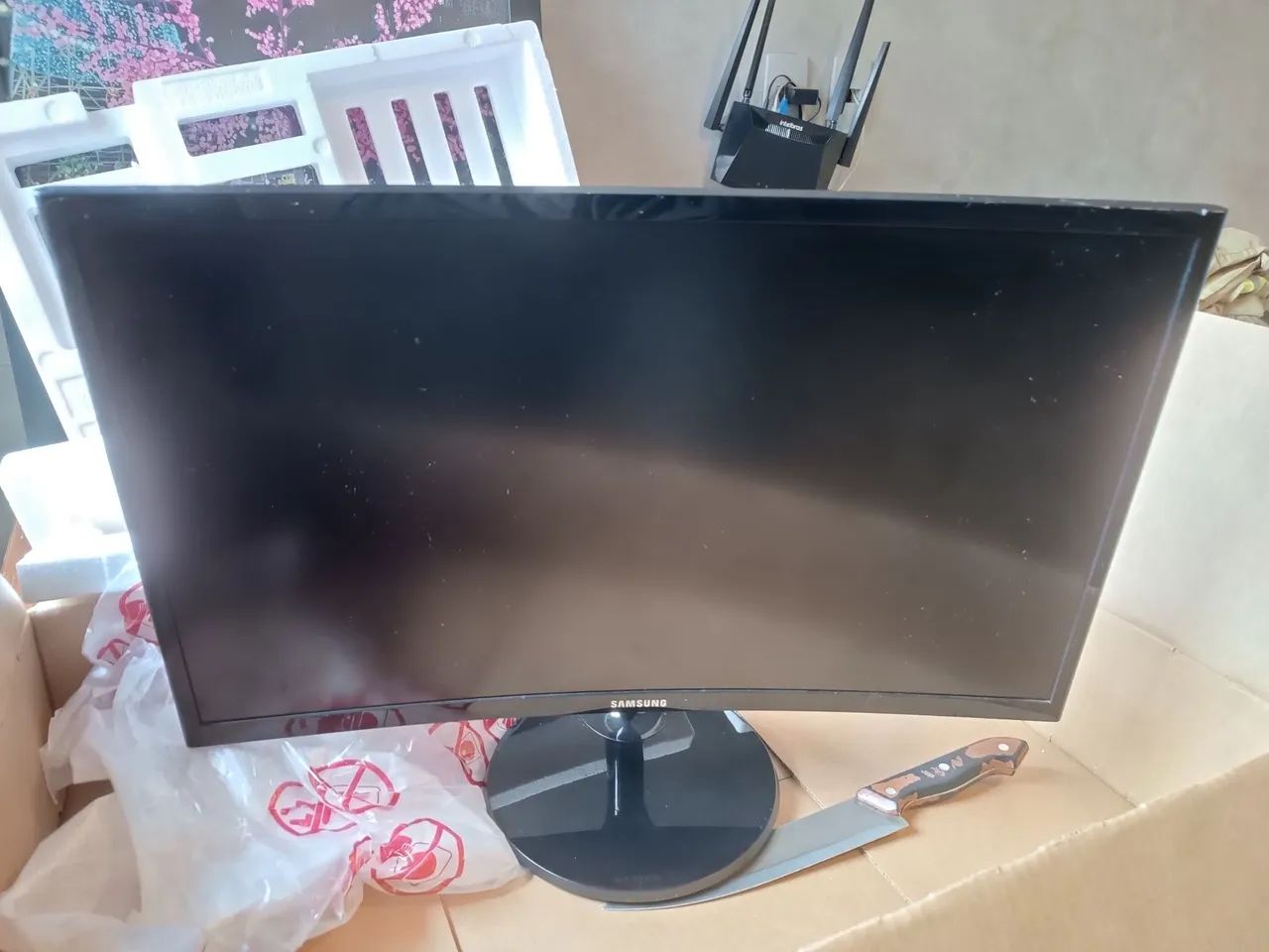 Monitor Samsung curvo 24 polegadas 