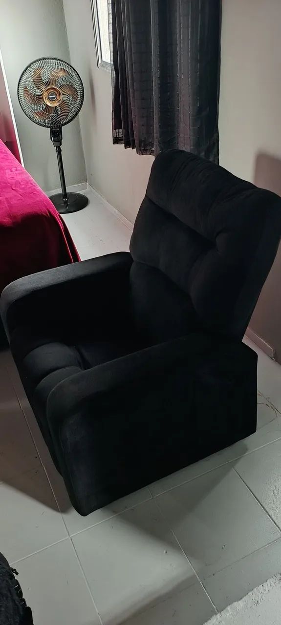 Poltrona Reclinável Suede