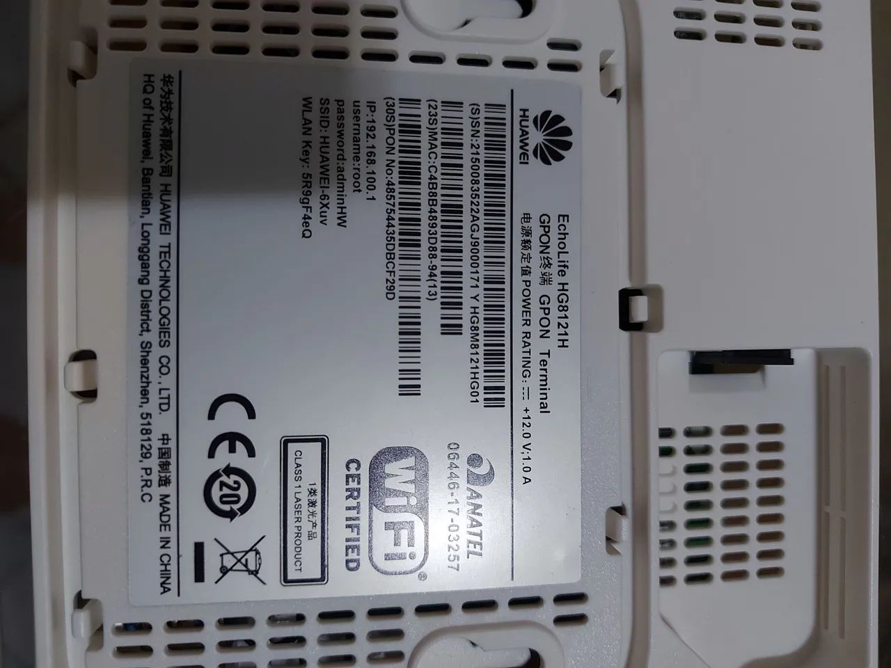 Modem Roteador Gpon Huawei  - Foto 3
