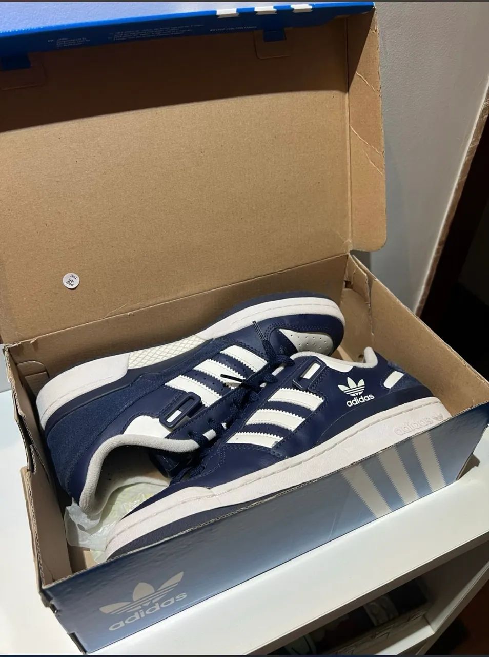 Adidas forum low cor Indigo Blue/white 38 Original - Foto 3