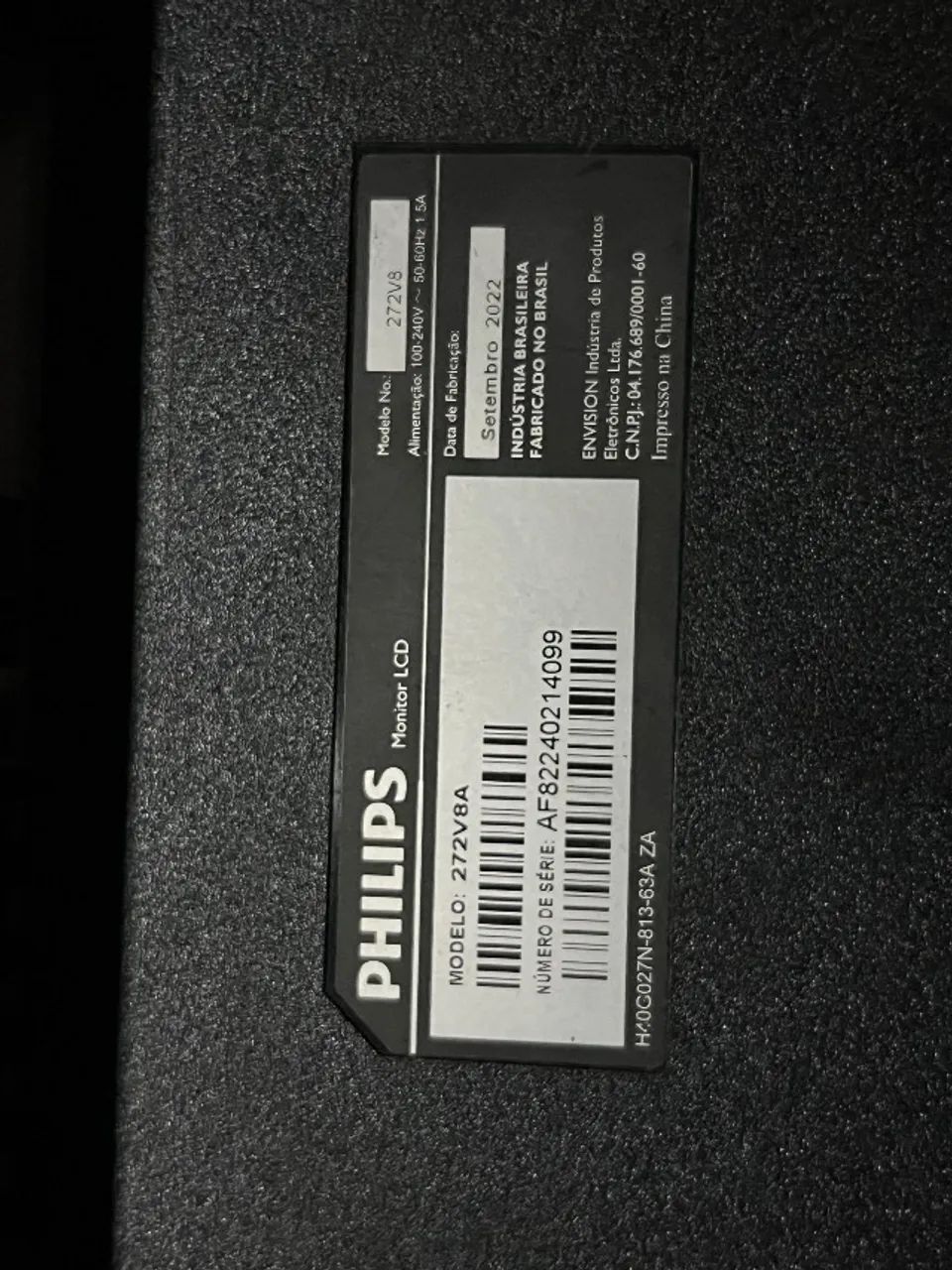 Monitor 27 Phillips COM DEFEITO  - Foto 2