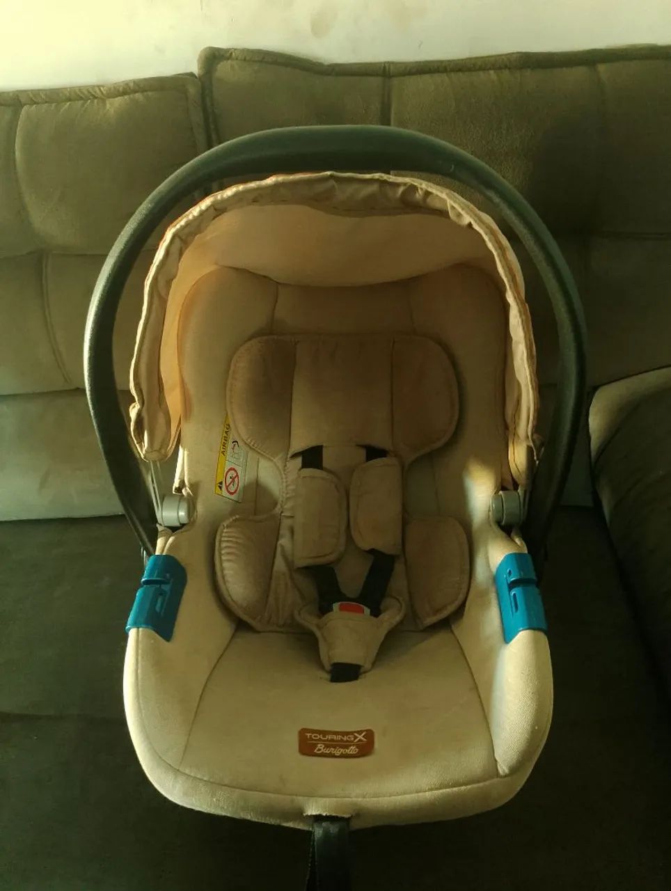 Bebê conforto Burigotto bege