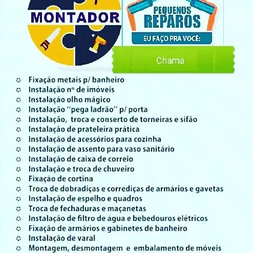 Pequenos serviço residenciais e comerciais 