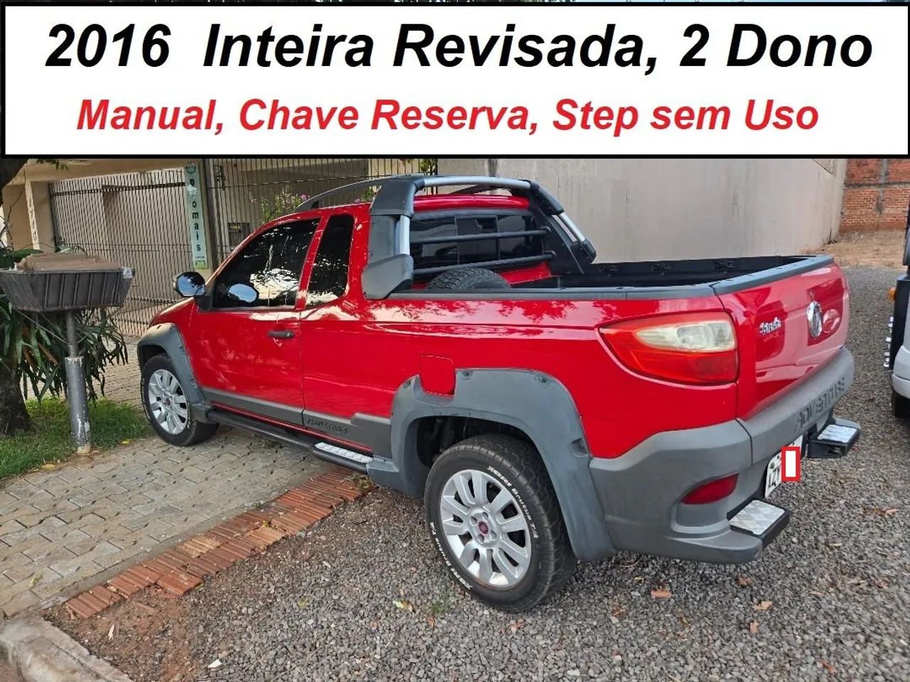Fiat Strada Adv.1.8 16V Dualogic Flex CE 2016 - Foto 2