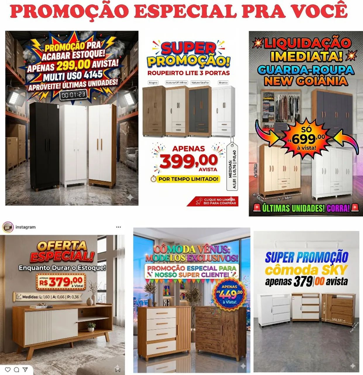 MOVEIS NA PROMOÇÃO 
