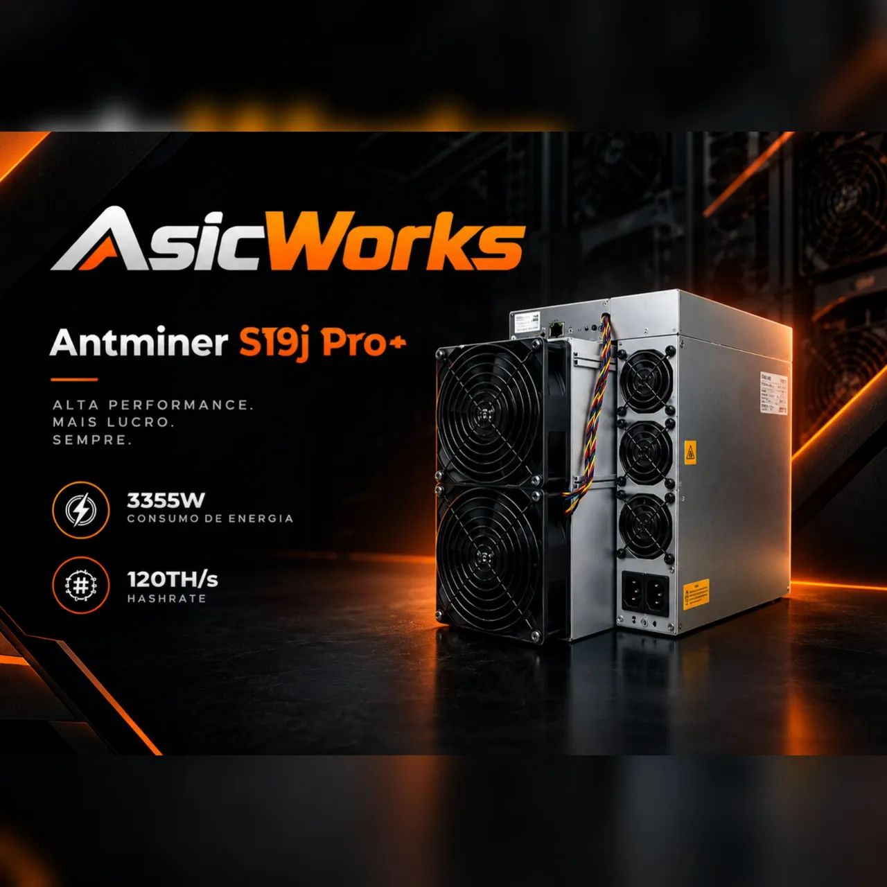 Antminer S19j PRO+ 120TH/s