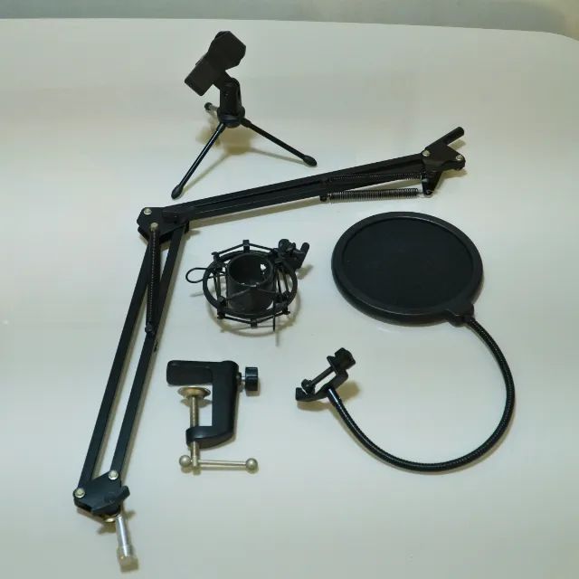 Kit Suporte para Microfone Braço Articulado