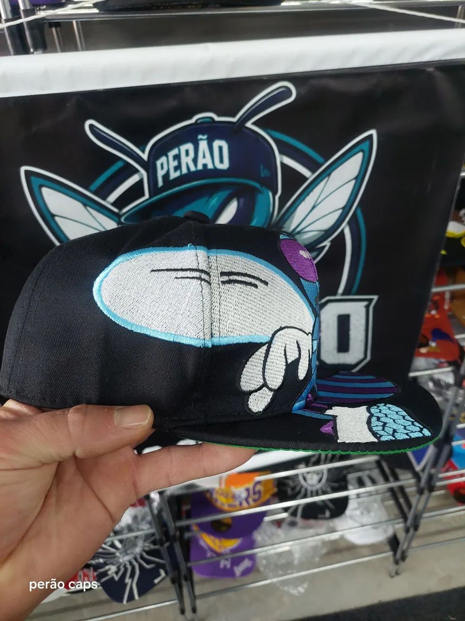 Boné Charlotte Hornets big logo  - Foto 3