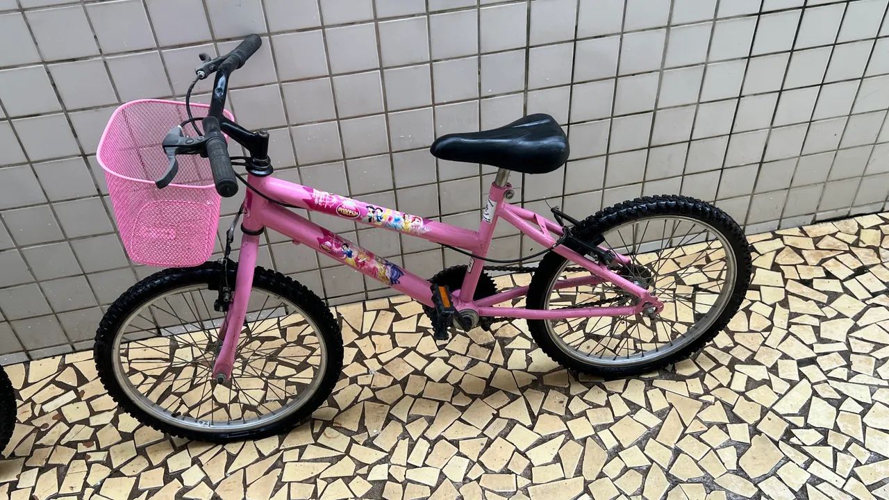 Bicicleta das princesas aro 20 para crianças 