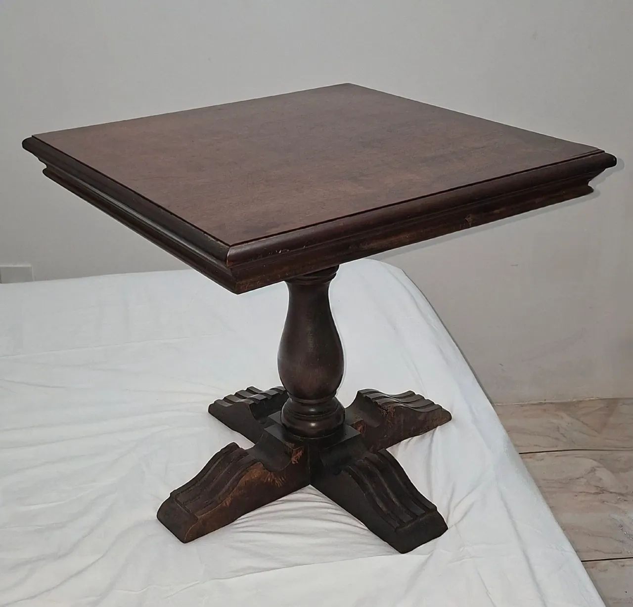 Mesa de centro retro de madeira maciça  - Foto 5