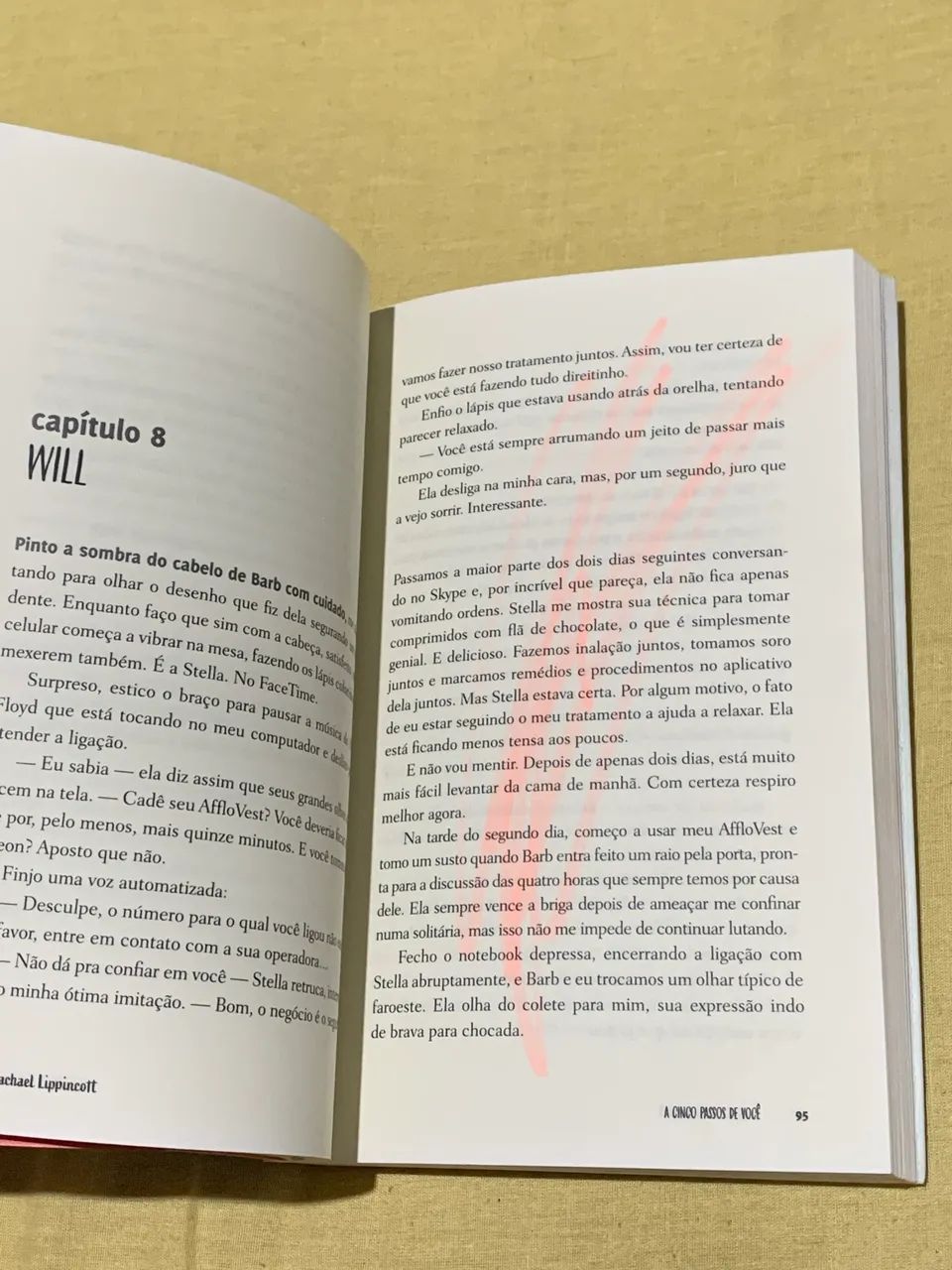 Livro - A cinco passos de você  - Foto 4