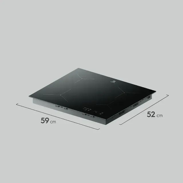 Cooktop 4 Bocas de Indução Electrolux Efficient com Powerboost