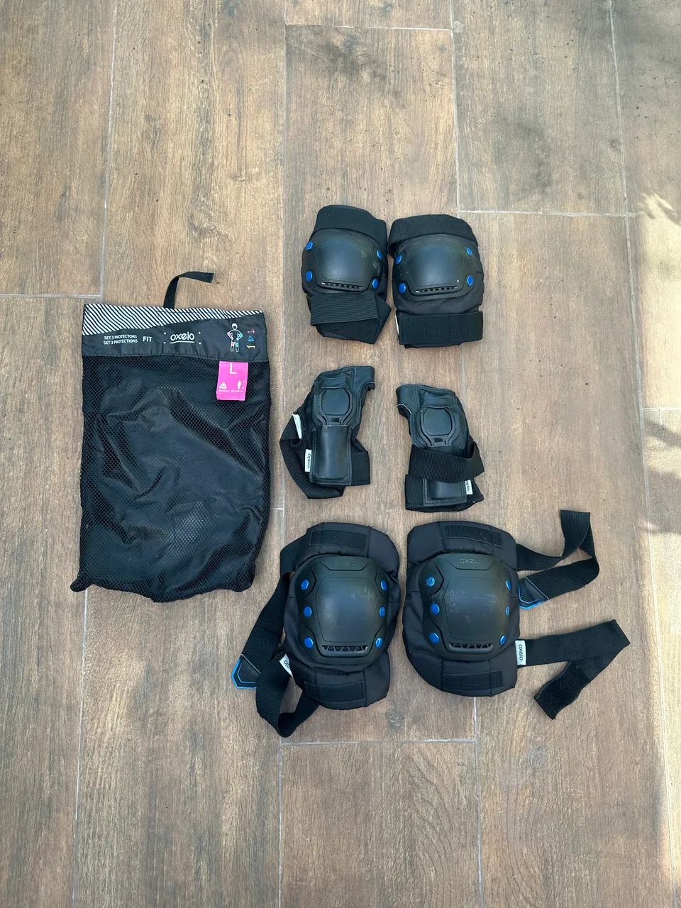 Kit de Proteção Patinete Oxelo Original Adulto - Foto 3