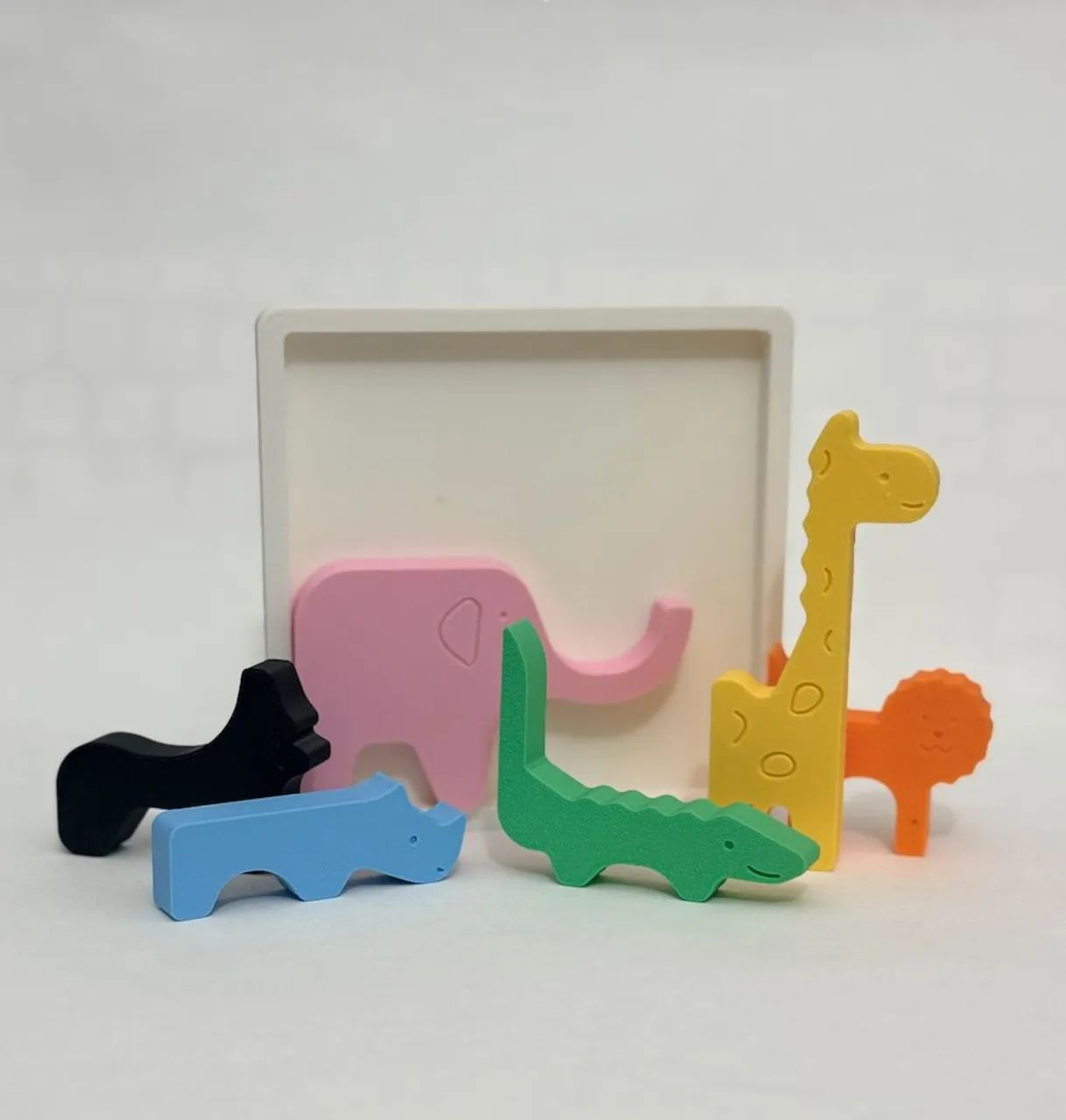 Brinquedo Quebra-cabeça Montessori de Animais - Foto 3