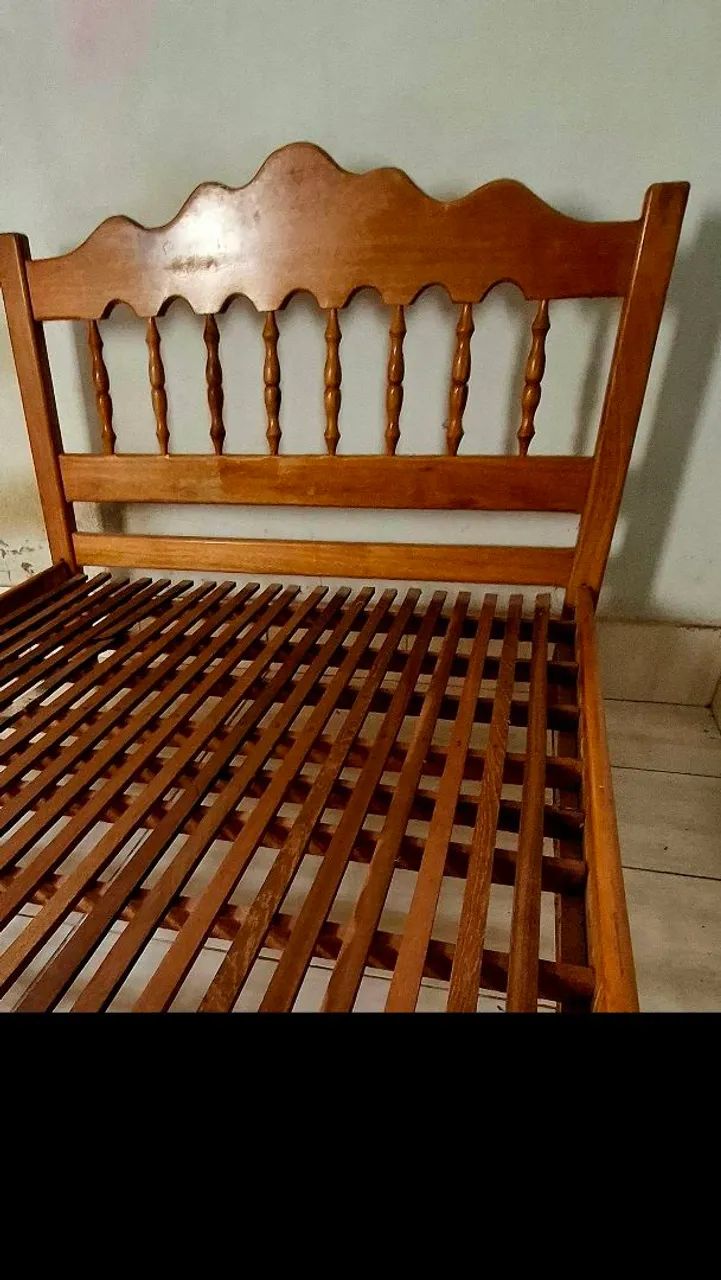 Cama de Madeira Cerejeira maciça  - Foto 3