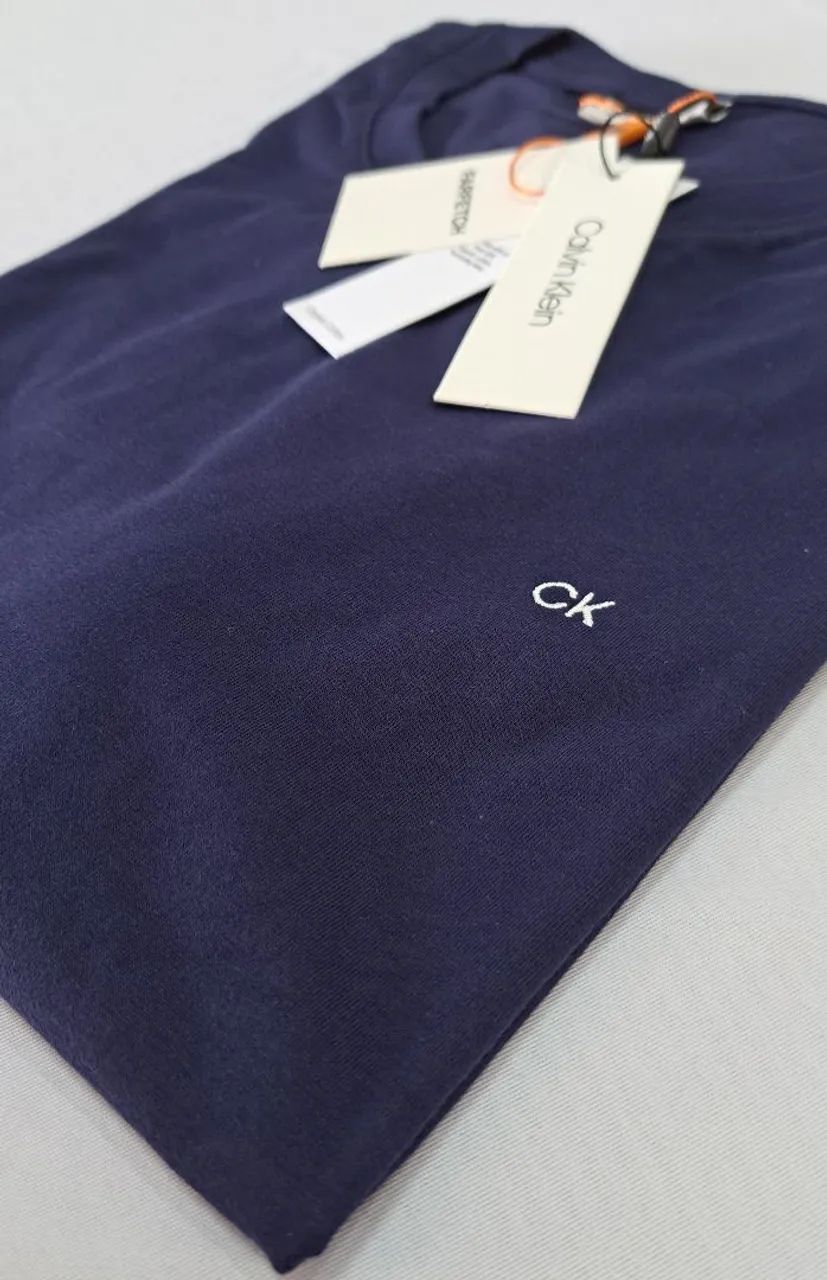 Camiseta Calvin Klein Azul M - Foto 2