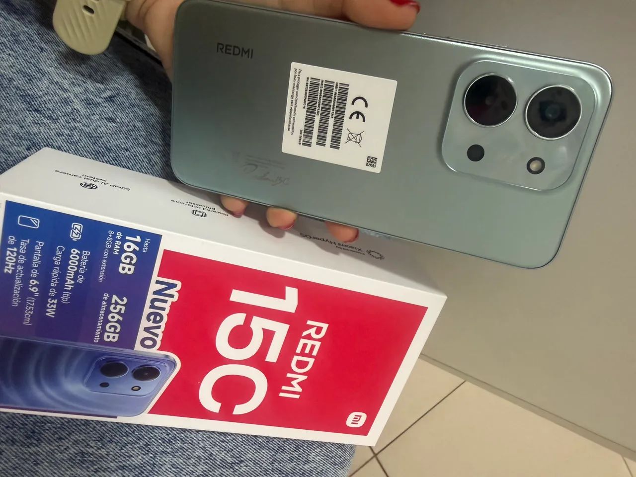 Celular Redmi 15C de 256gb 8 Ram funcionando tudo perfeitamente sem marcas de uso  - Foto 3