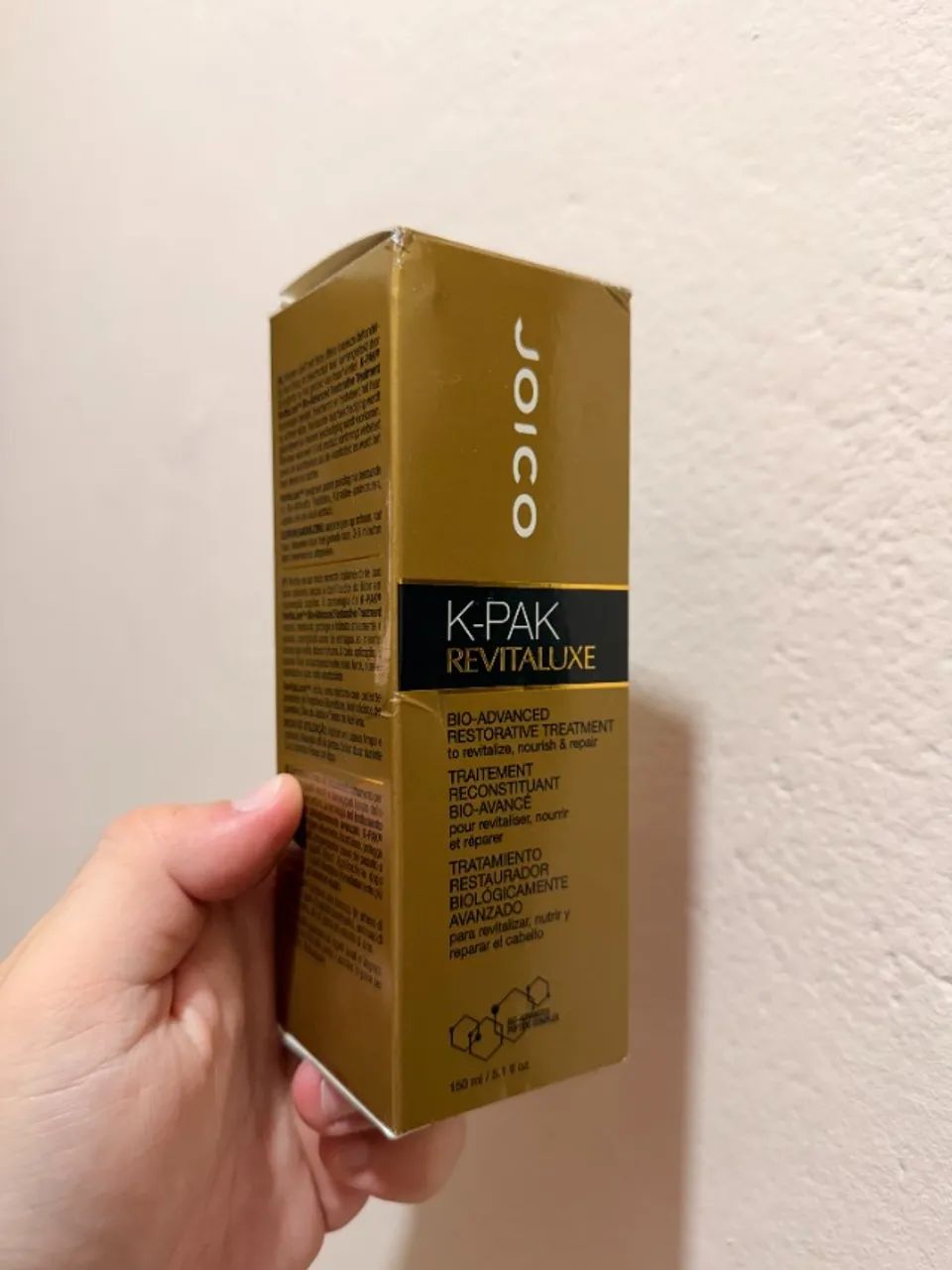 máscara joico k-pak revitaluxe 150ml - Foto 5